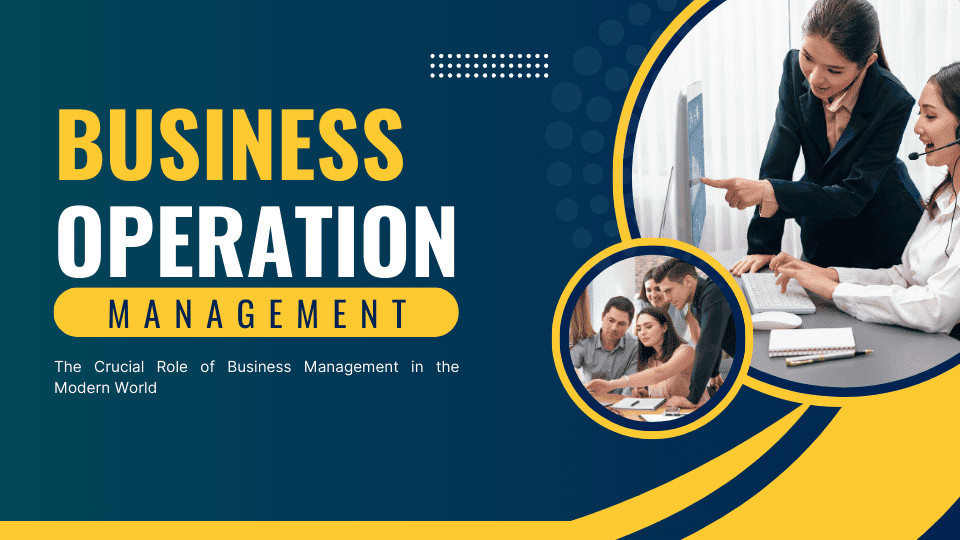 role of business management